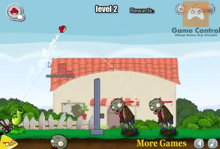 Злые птички Angry Birds против зомби 2